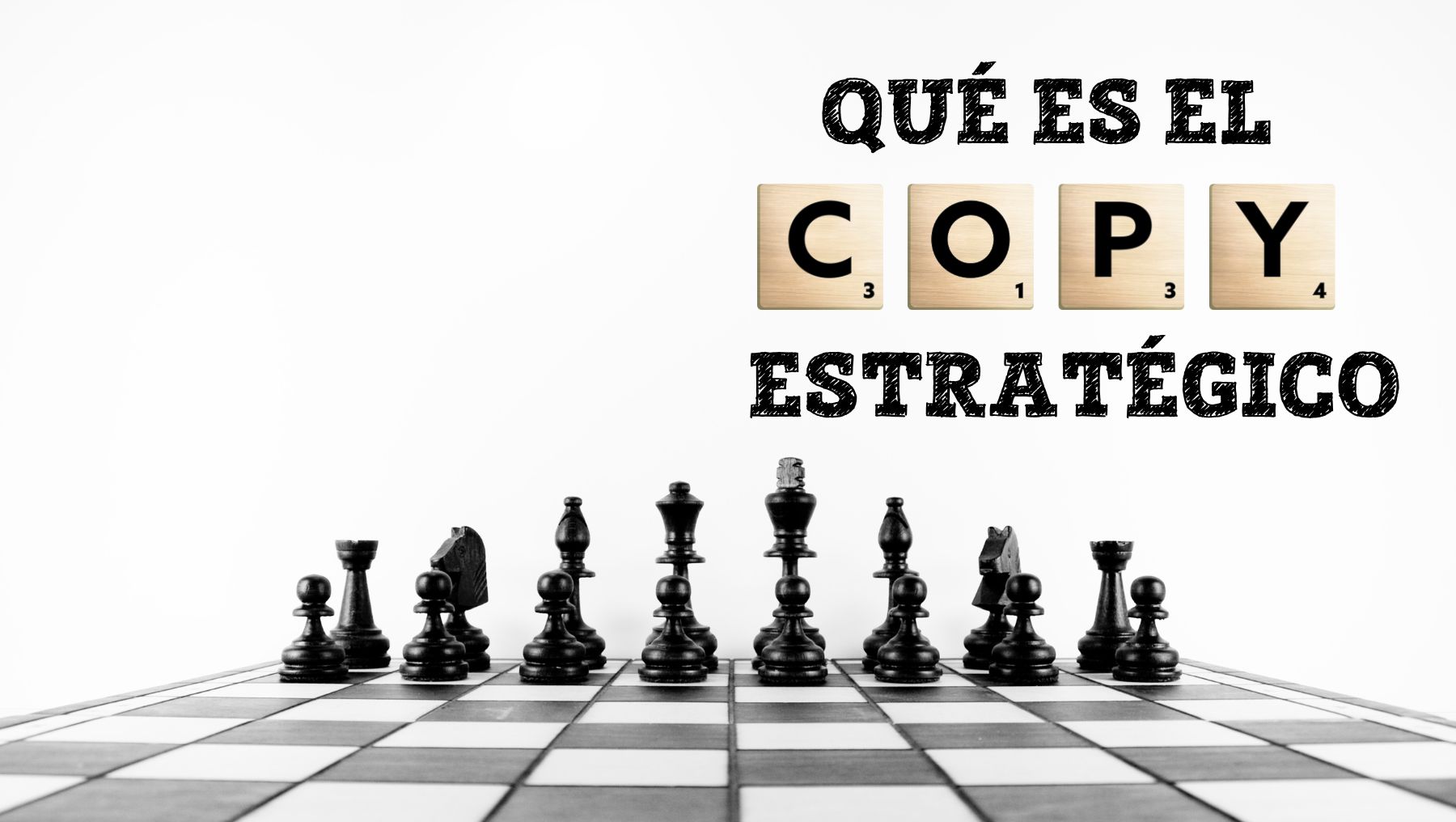 copywriting estratégico portada con ajedrez